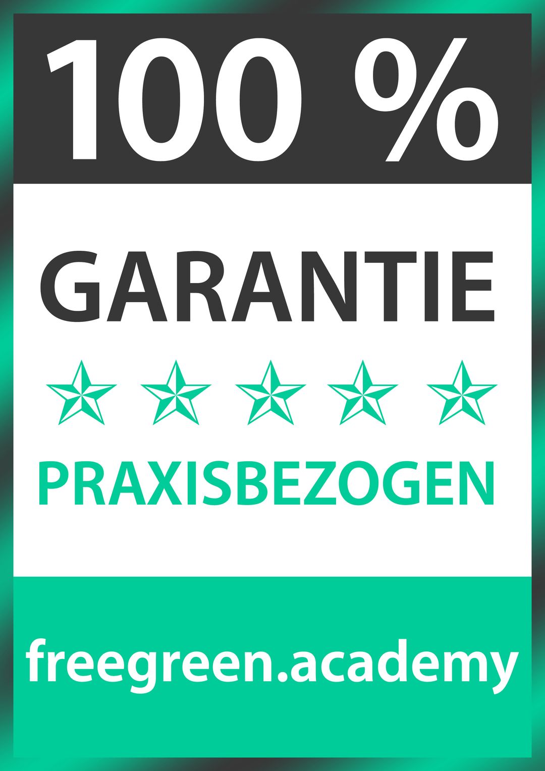 100 % Garantie praxisbezogen